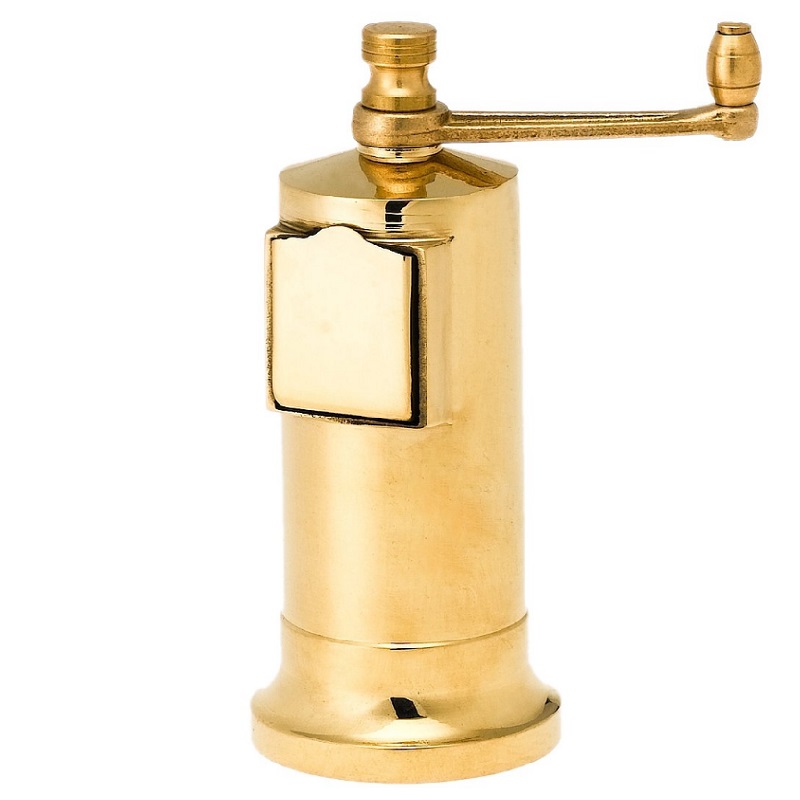 Alexander Handcrafted Brass Pepper Mill - 9 - Simplified Notions