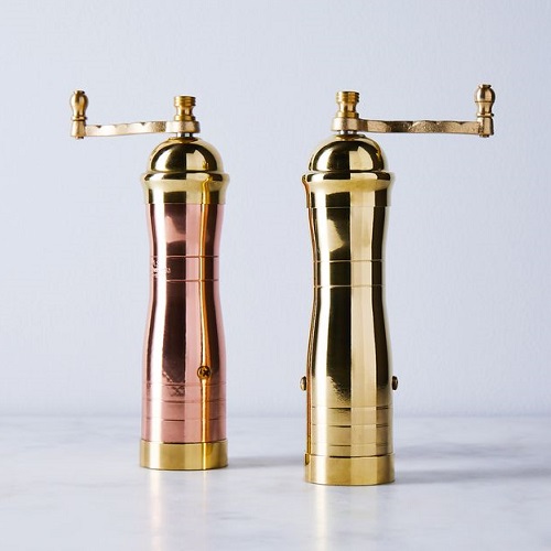 Brass Salt & Pepper Mill Set