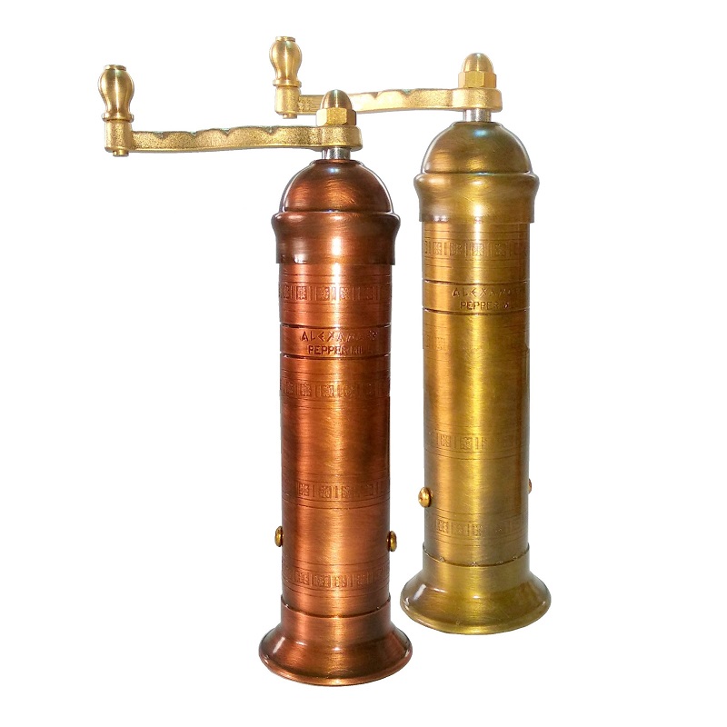 Atlas Brass Mill- 8 Inch Pepper Grinder