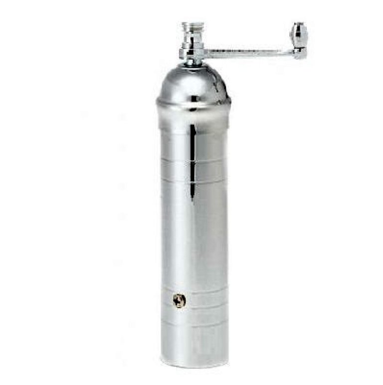 Chrome plated brass pepper mill ALEXANDER 233 7″ Brasspeppermill