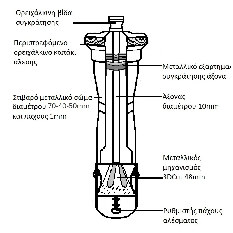 Μύλος πιπεριού σειράς ‘Σεφ Αθηνά’ ALEXANDER Νο 953 - Image 2